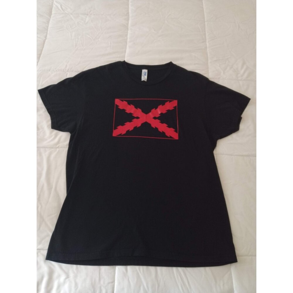 Red Burgundy Cross Black Medium T-Shirt Imperial Spain España Imperio Español